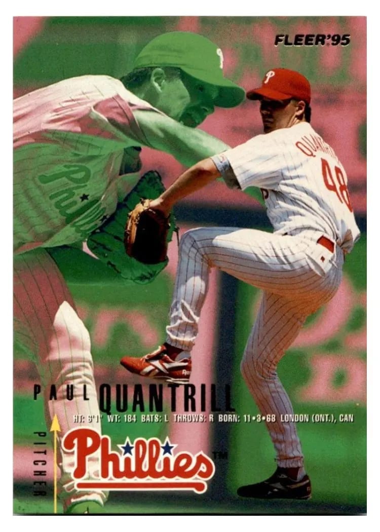 1995 Fleer Update Paul Quantrill #U-124 card
