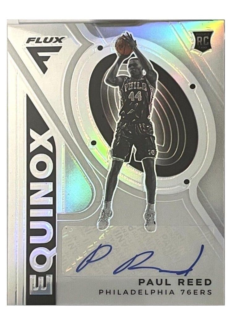 2020-21 Panini Flux Equinox Rookie Autographs Paul Reed #EQR-PRD card