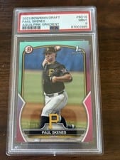 2023 Bowman Draft Paul Skenes #BD-14 card