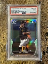 2023 Bowman Draft Chrome Paul Skenes #BDC-14 card