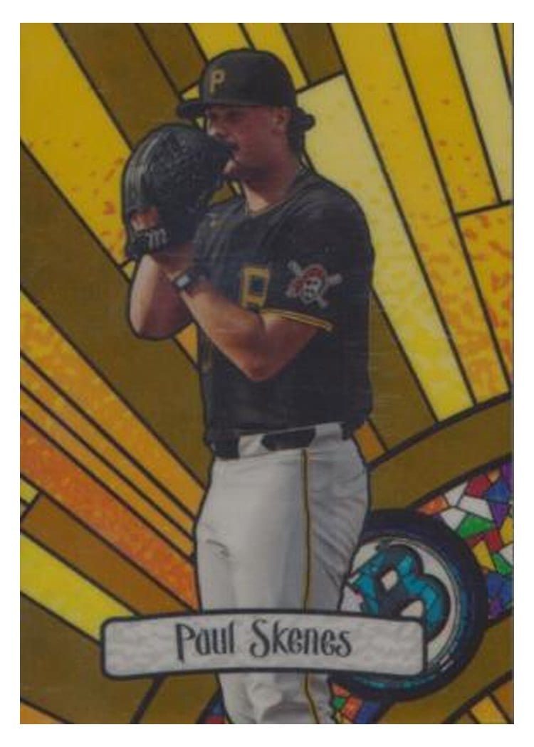 2023 Bowman Draft Glass Paul Skenes #BGA-1 card