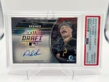 2023 Bowman Draft Night Autographs Paul Skenes #BDNA-PS card