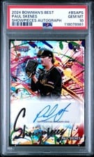 2024 Bowman's Best Showpieces Autographs Paul Skenes #BSA-PS card