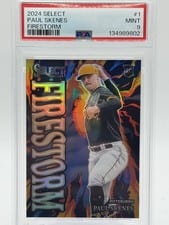 Paul Skenes 2024 Panini Select Firestorm card