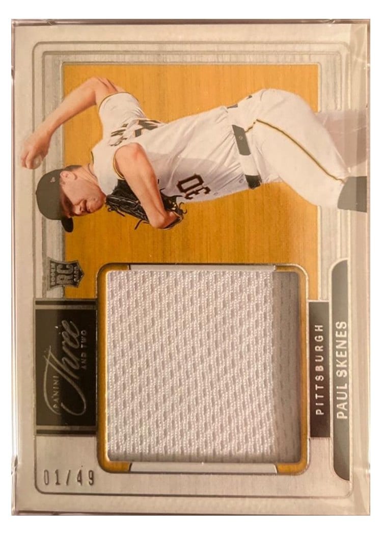 2024 Panini Three and Two Prospect Swatches Paul Skenes #8 card
