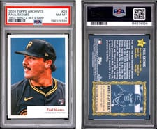 2024 Topps Archives 1953 Topps Who-Z-At Star? Paul Skenes #53W-24 card
