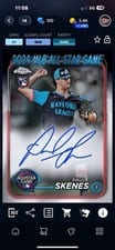 2024 Topps Chrome Update 2024 All-Star Game Autographs Paul Skenes #ASGCA-PS card