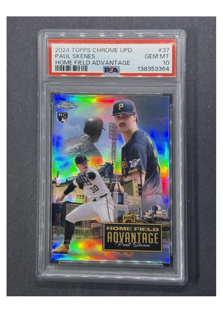 2024 Topps Chrome Update Home Field Advantage Paul Skenes #HFAC-37 card