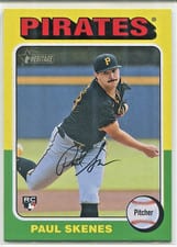 2024 Topps Heritage Paul Skenes #594 card