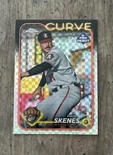 2024 Topps Pro Debut Chrome Autographs Paul Skenes #PDC-140 card