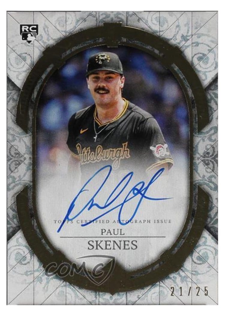 2024 Topps Transcendent Collection Autographs Paul Skenes #TCA-PAS card