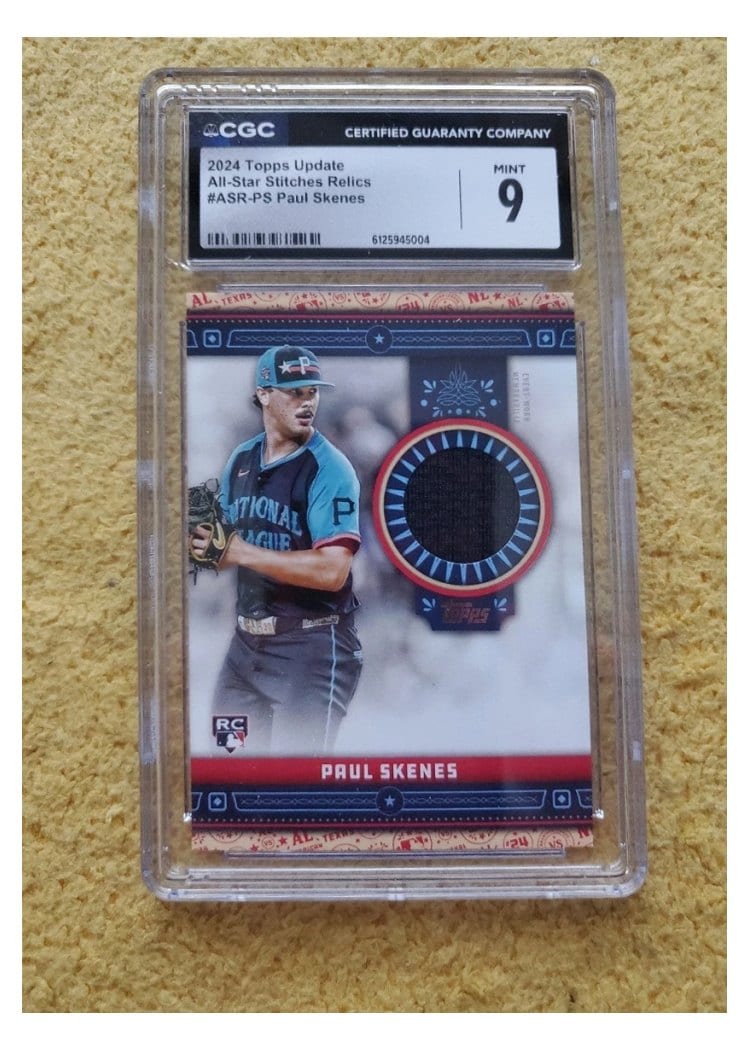 2024 Topps Update All-Star Stitches Relics Paul Skenes #ASR-PS card