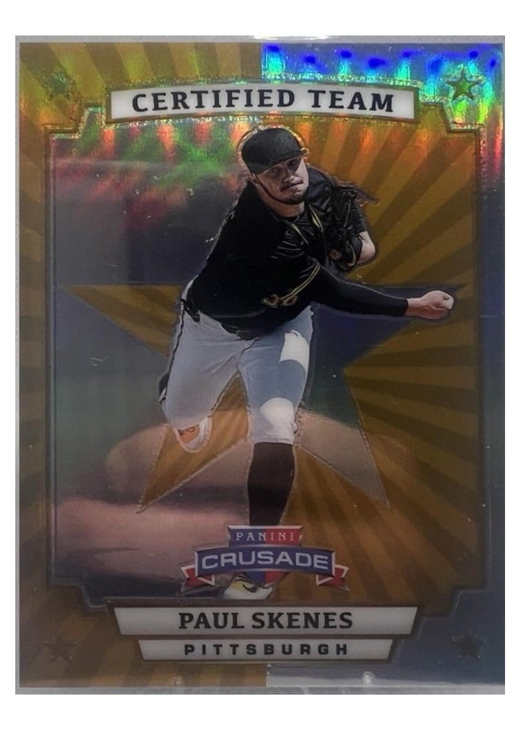 2025 Panini Crusade Certified Team Paul Skenes #7 card