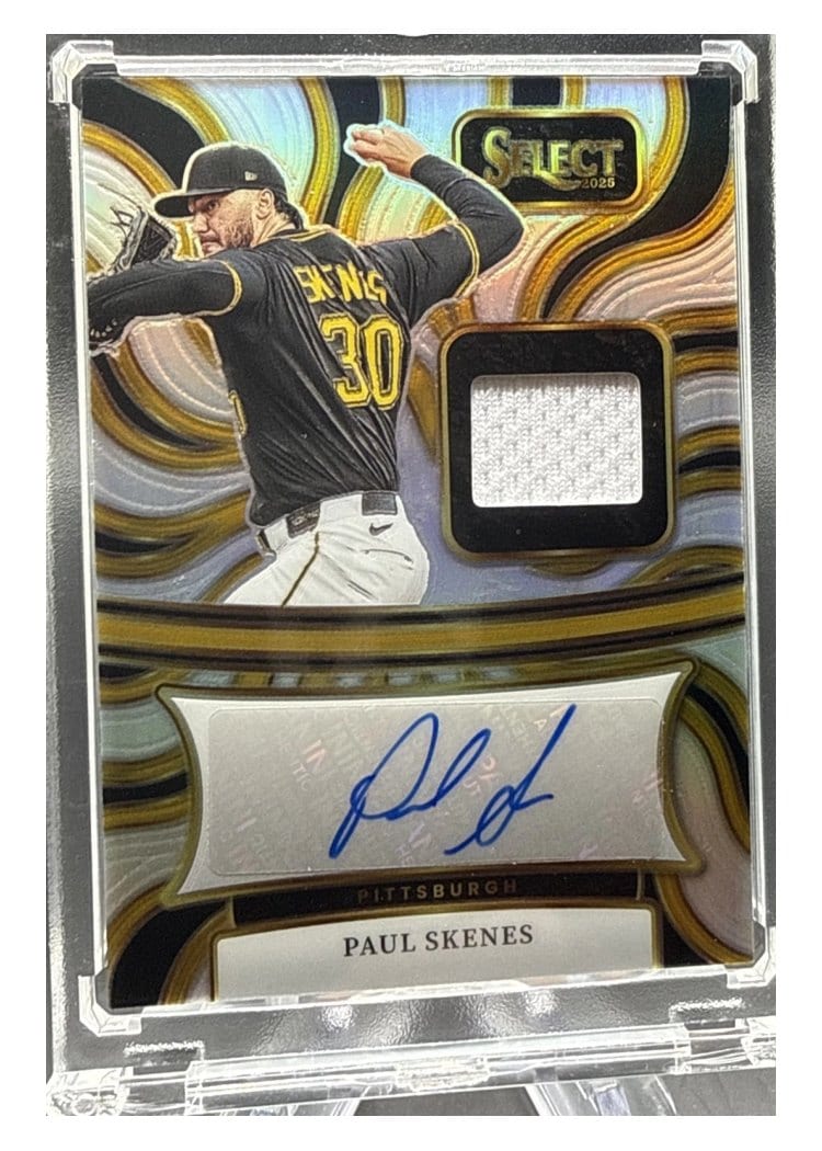 2025 Panini Select Autographed Memorabilia Paul Skenes #AM-PS card