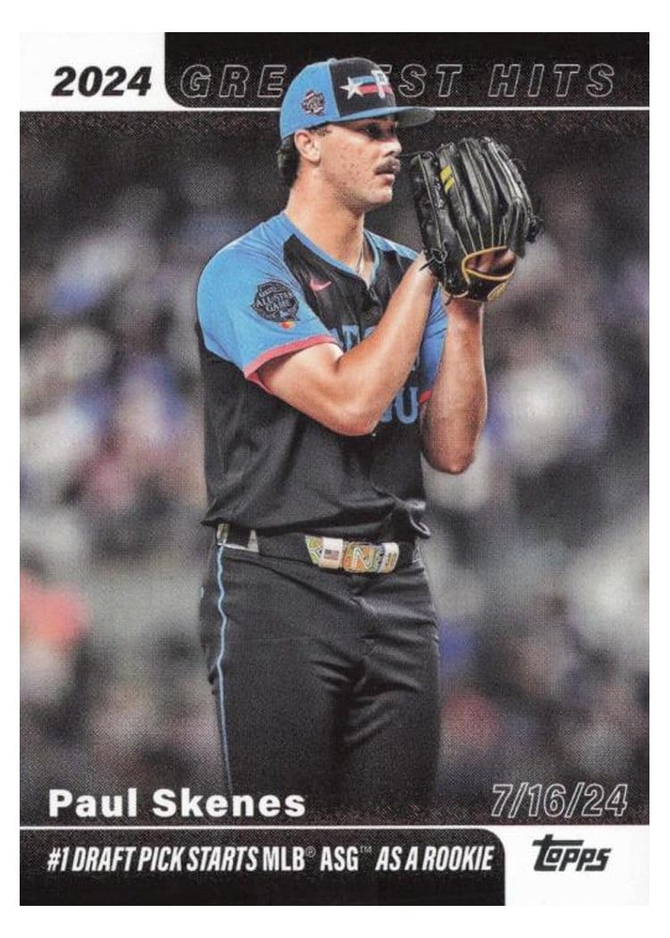 2025 Topps 2024 Greatest Hits Paul Skenes #GH-24 card