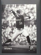 2025 Topps Black & White Base Set Paul Skenes #8 card