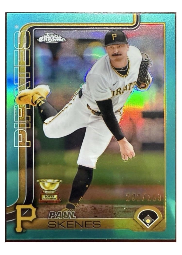 2025 Topps Chrome Paul Skenes #300 card