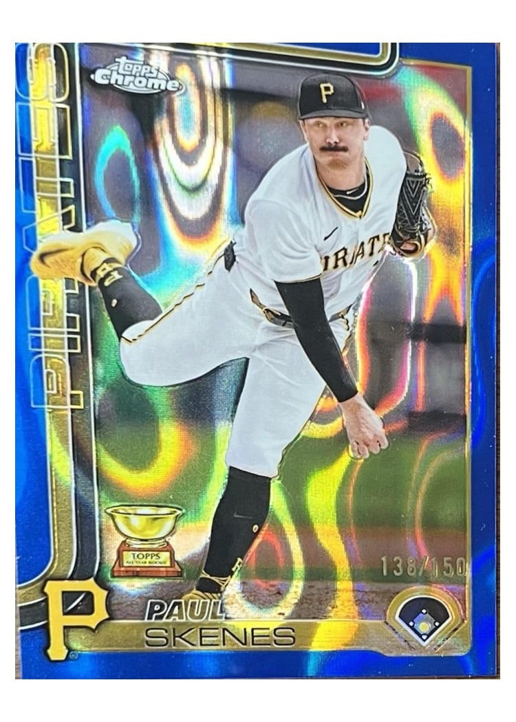 2025 Topps Chrome Paul Skenes #300 card