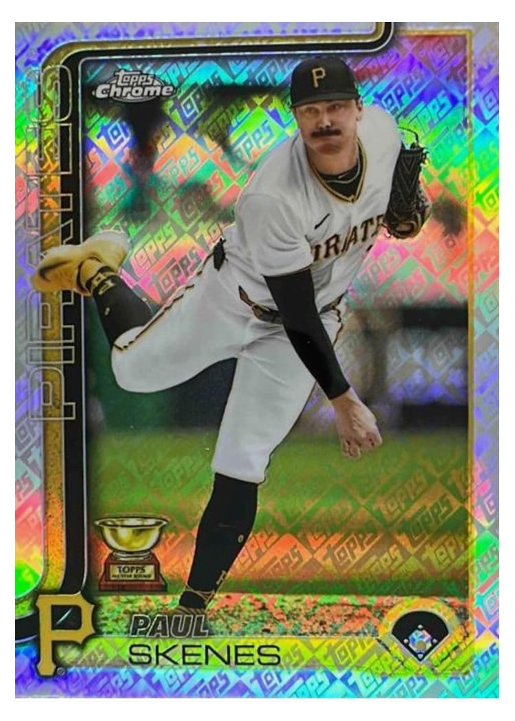 2025 Topps Chrome Paul Skenes #300 card