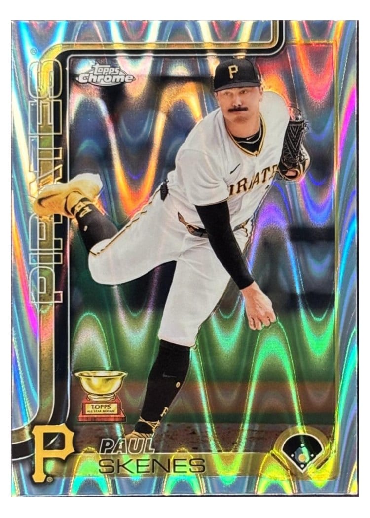 2025 Topps Chrome Paul Skenes #300 card