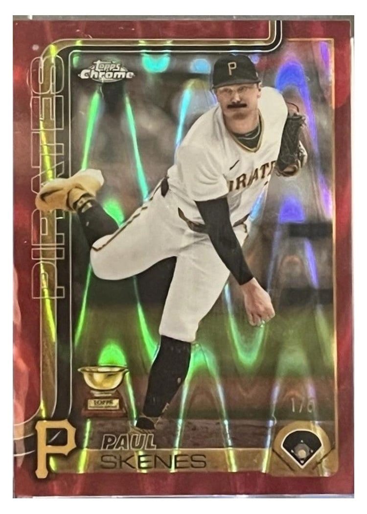 2025 Topps Chrome Paul Skenes #300 card