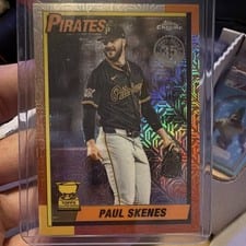 2025 Topps Update 1990 Topps Chrome Baseball Paul Skenes #U90C-1