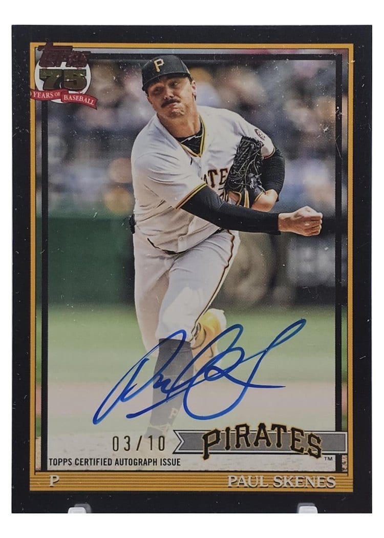 2026 Topps 1991 Topps Autographs Paul Skenes #91A-PS card