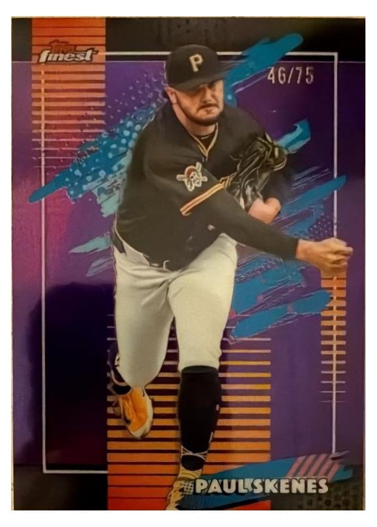 2026 Topps Finest Paul Skenes #110 card