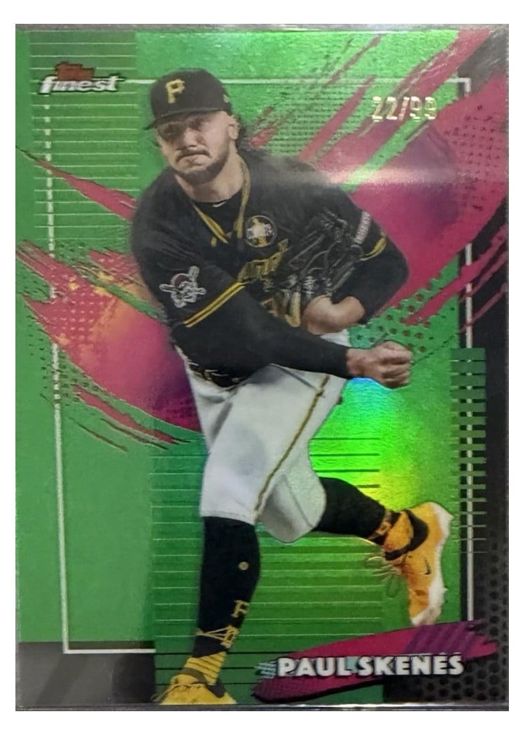 2026 Topps Finest Paul Skenes #210 card