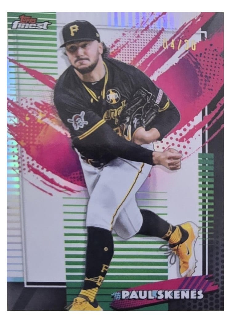 2026 Topps Finest Paul Skenes #210 card