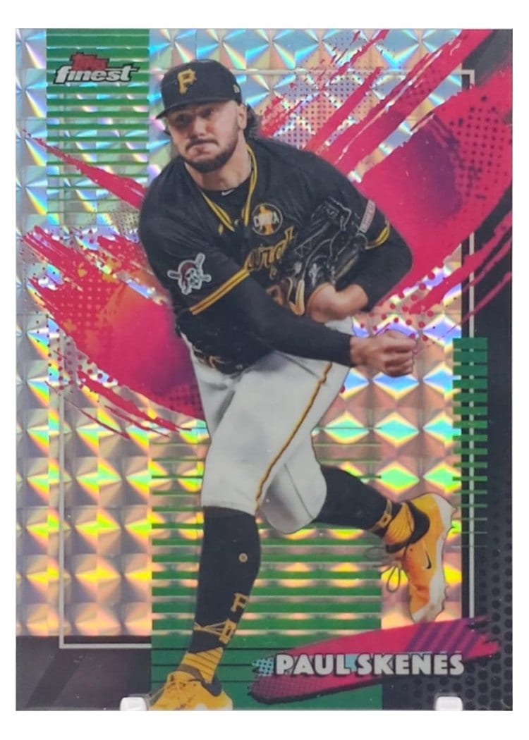 2026 Topps Finest Paul Skenes Geometric Refractor #210 card