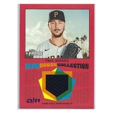 2026 Topps Heritage Clubhouse Collection Relics Paul Skenes #CCR-PS