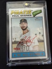 2026 Topps Heritage Real One Autographs Paul Skenes #ROA-PS