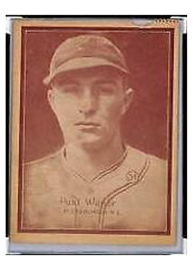 1931 W517 Paul Waner Hand Cut #34 card