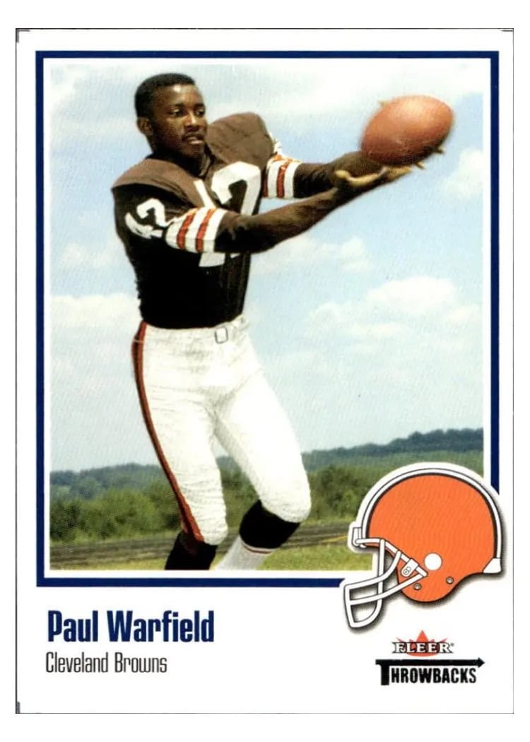 2002 Fleer Throwbacks Paul Warfield #27 card