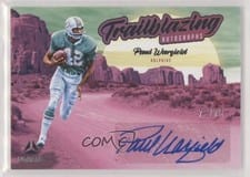 2022 Panini Luminance Trailblazing Autographs Paul Warfield #TBA-PWA card