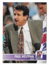 1994-95 Hoops Base Set Paul Westphal #292 card