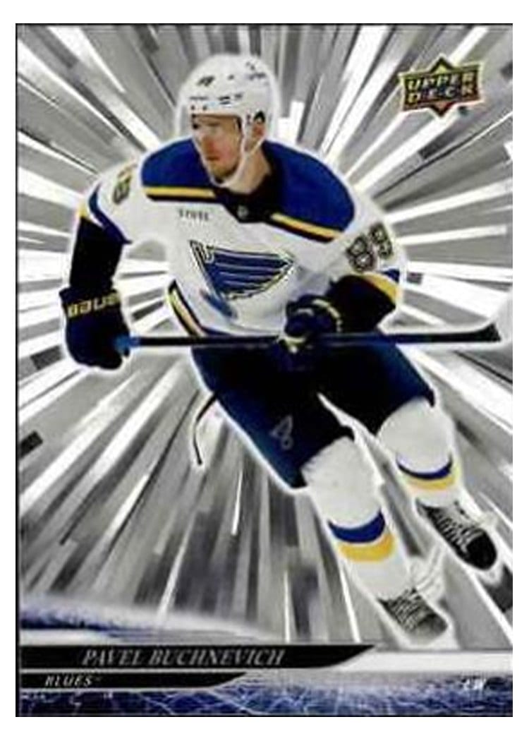 2024-25 Upper Deck Base Set Pavel Buchnevich Outburst Silver #158 card