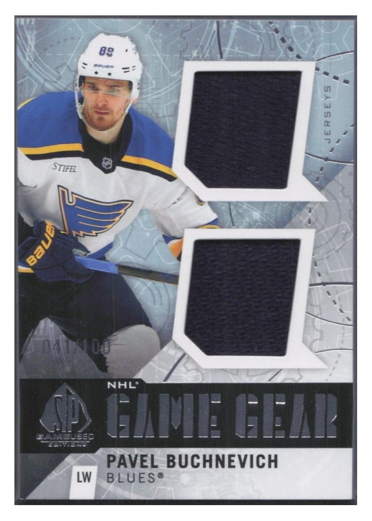 2025-26 SP Game Used Game Gear Pavel Buchnevich #GG-PB card