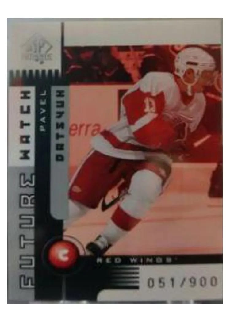 2001 SP Authentic Pavel Datsyuk #145 card
