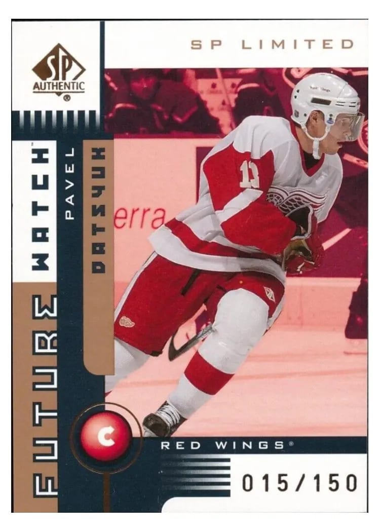 2001 SP Authentic Pavel Datsyuk #145 card