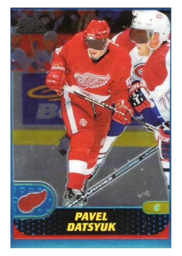 2001 Topps Chrome Pavel Datsyuk #167 card