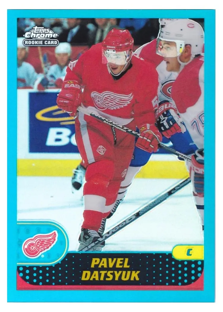 2001 Topps Chrome Pavel Datsyuk #167 card