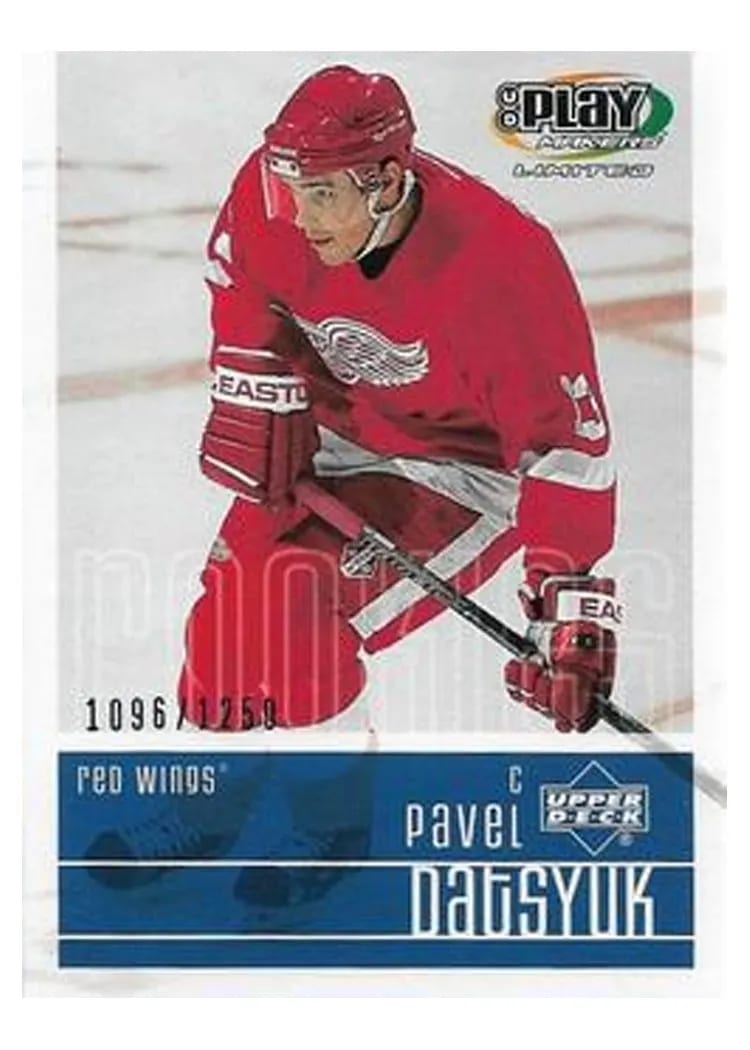 2001 UD Playmakers Pavel Datsyuk #116 card