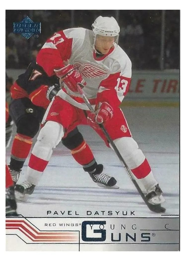 2001 Upper Deck Pavel Datsyuk #422 card