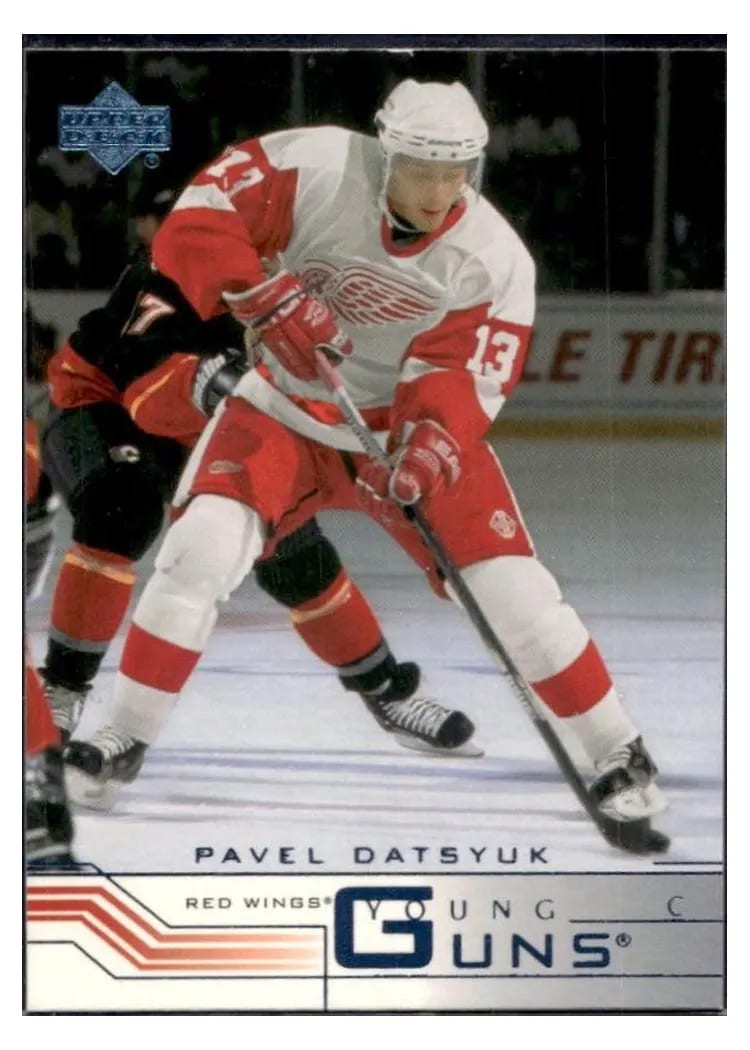 2001 Upper Deck Pavel Datsyuk #422a card