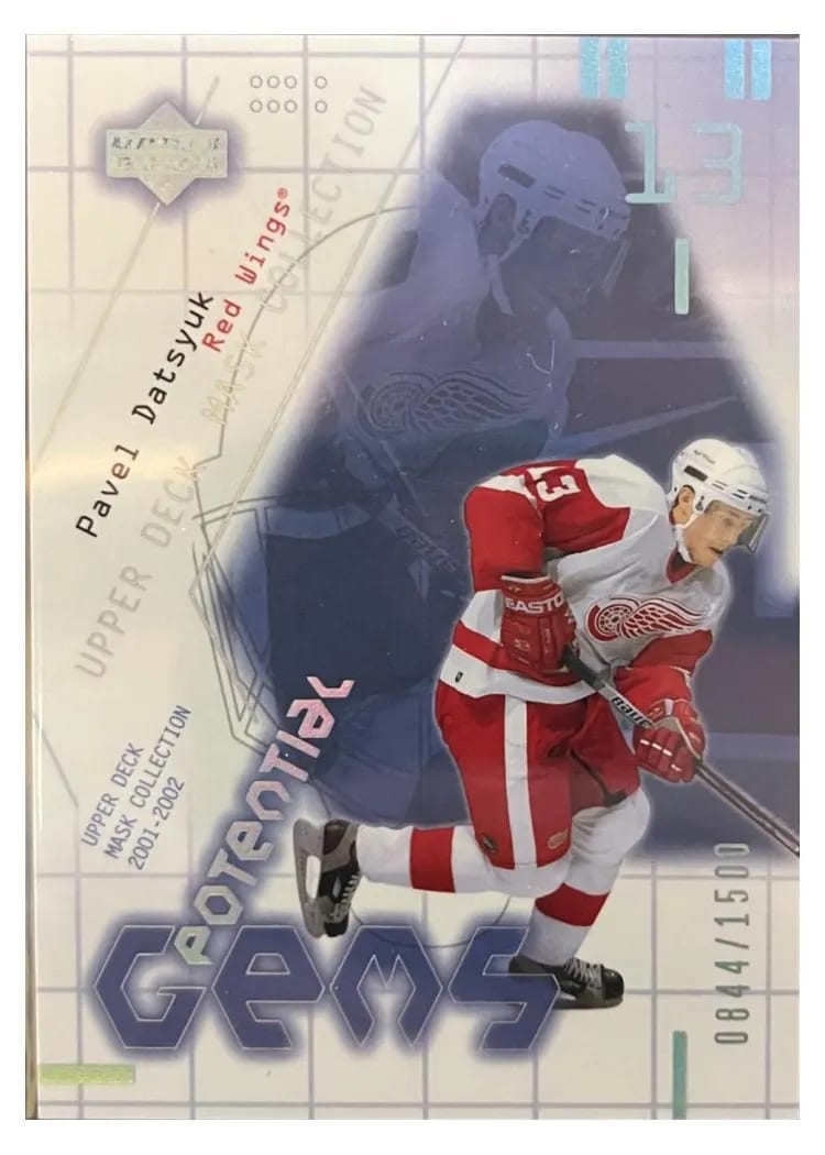 2001 Upper Deck Mask Collection Pavel Datsyuk #144 card