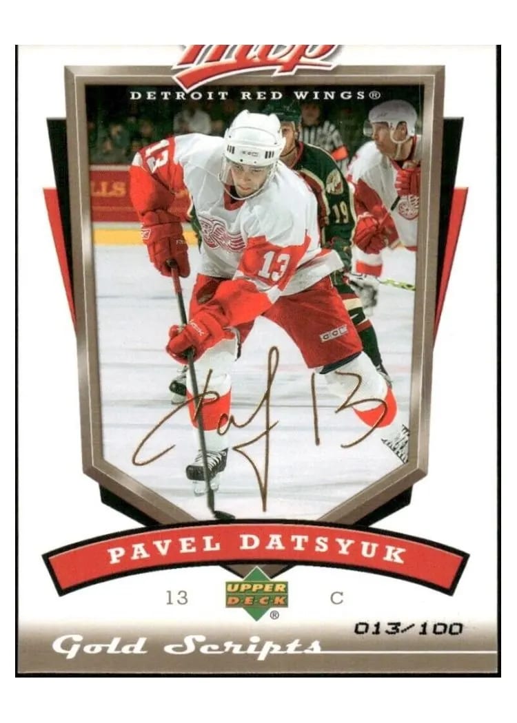 2006 Upper Deck MVP Pavel Datsyuk #101 card