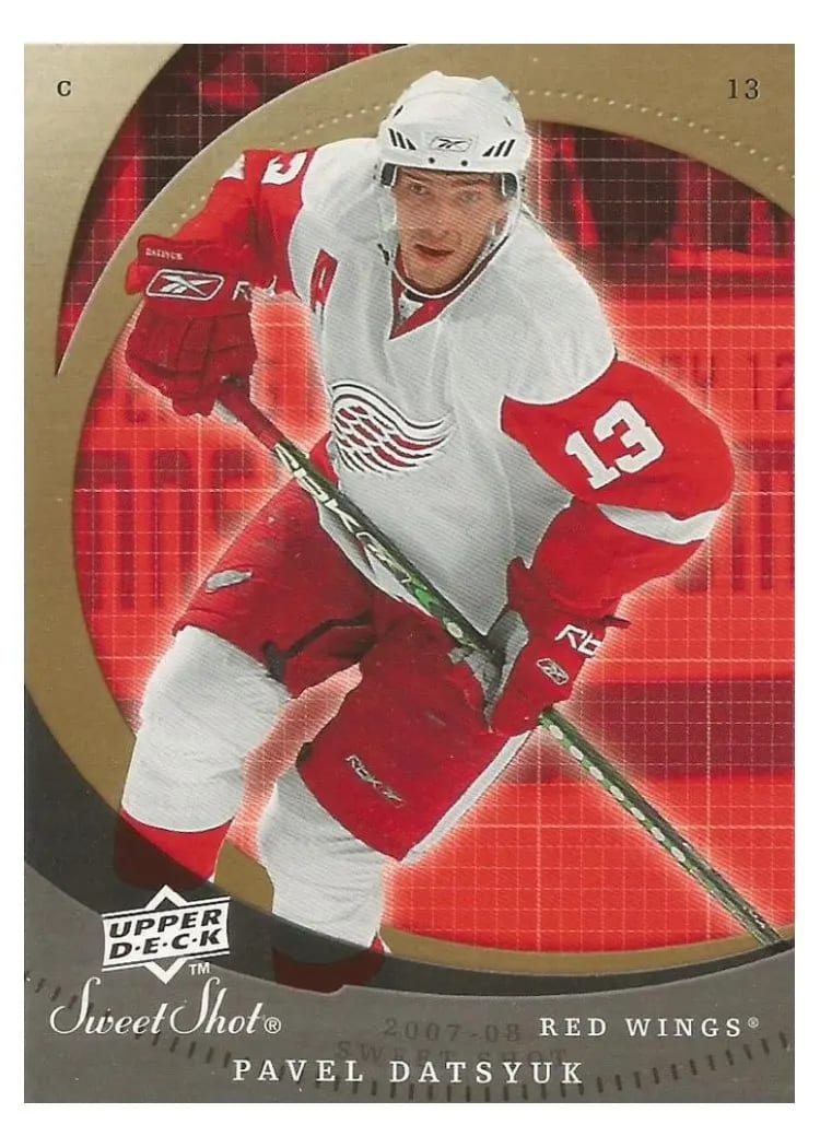 2007 Upper Deck Sweet Shot Pavel Datsyuk #75 card