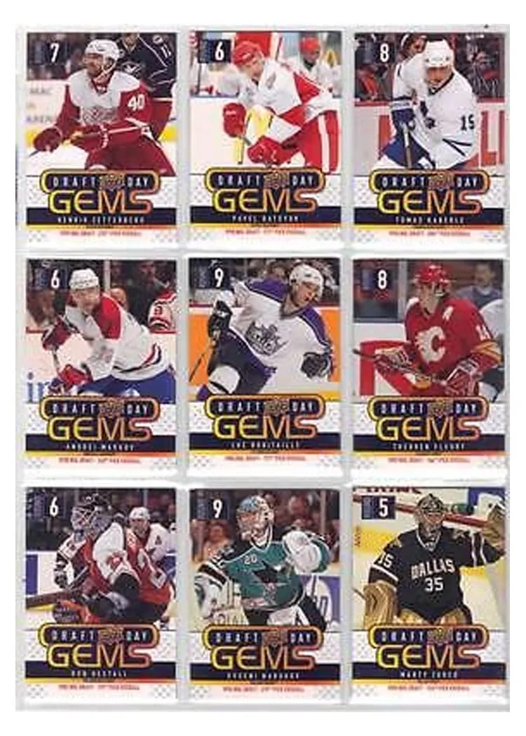 2009 Upper Deck Draft Day Gems Pavel Datsyuk #GEM2 card